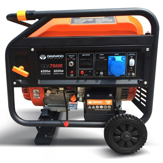 Генератор Daewoo Power GDA 7500E