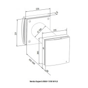 Припливно-витяжна установка Blauberg VENTO Expert A100-1 S10 W V.2 BLK