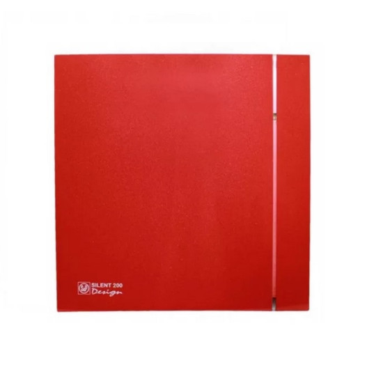 Витяжний вентилятор Soler&Palau SILENT-200 CZ RED DESIGN-4C