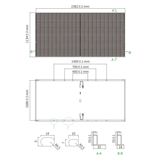 Сонячна батарея Jinko Solar JKM615N-66HL4M-V