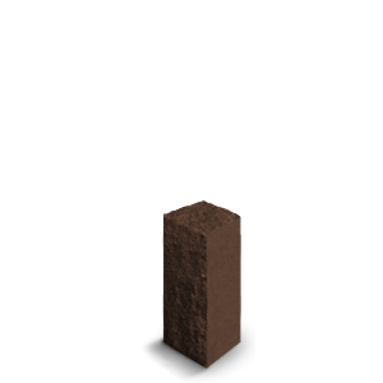 Столбик Рустик 400-150-150 графит