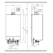Котел газовий конденсаційний Viessmann Vitodens classic BPKB-25 25 кВт 3205004