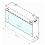Електрокамін Dimplex Faber E-Slim Linear 2200-450