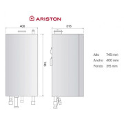 Котел газовий конденсаційний Ariston Matis Condens Plus 24 (3301327)