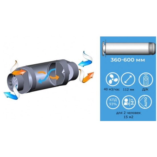 Рекуператор Climtec РД-100 Стандарт