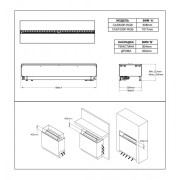 Електрокамін Dimplex Opti-myst Cassette 500 Multicolor P PS