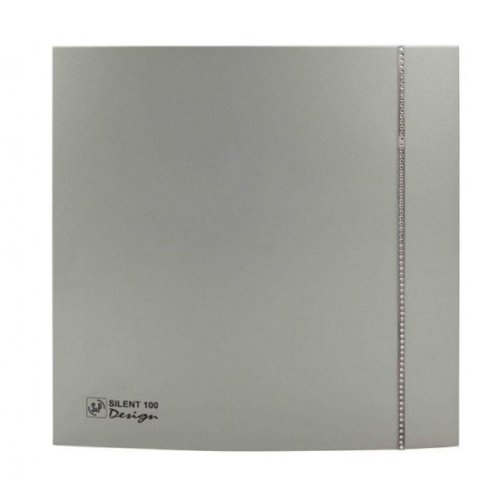 Витяжний вентилятор Soler&Palau SILENT-100 CZ SILVER DESIGN SWAROVSKI