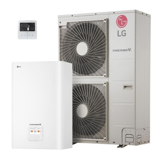 Тепловий насос повітря-вода LG HU141MRB.U30RU/HN1600MC.NK1RU